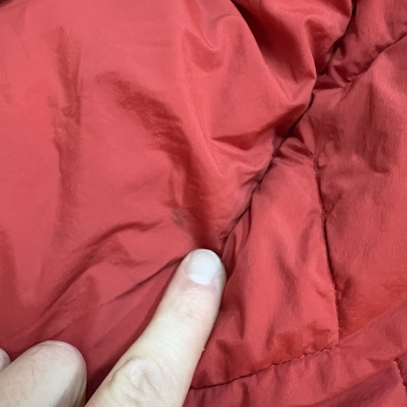 Duluth Trading Jacket Mens Large Tall LT Red Quilted Agiloft Insulated Hooded - Picture 15 of 16